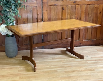 Vintage Teak Refectory Table by G Plan \ Mid Century Dining Table \ Retro Kitchen Table