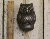 OWL Antique Style Cast Iron Door Knocker Rustic Industrial Door Furniture