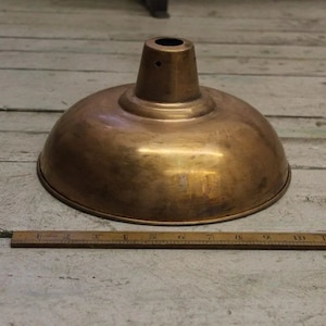INDUSTRIAL PENDANT SHADES \ Rustic Factory Style Lamp Shades \ Desk ...