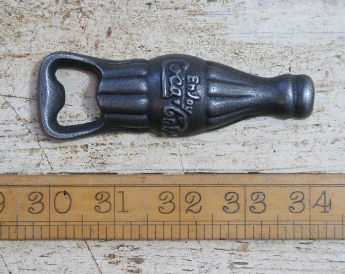 TRADE Pack of 10 \ COKE \ Cast Iron Hand Held Bottle Openers \\ Bar \\ Hotel \\ Pub \\ Antique \\ Vintage