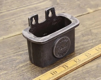 ENJOY YOUR DRINK: Cast Iron Wall Mounted Bottle Cap Catcher - Vintage Style Home Bar
