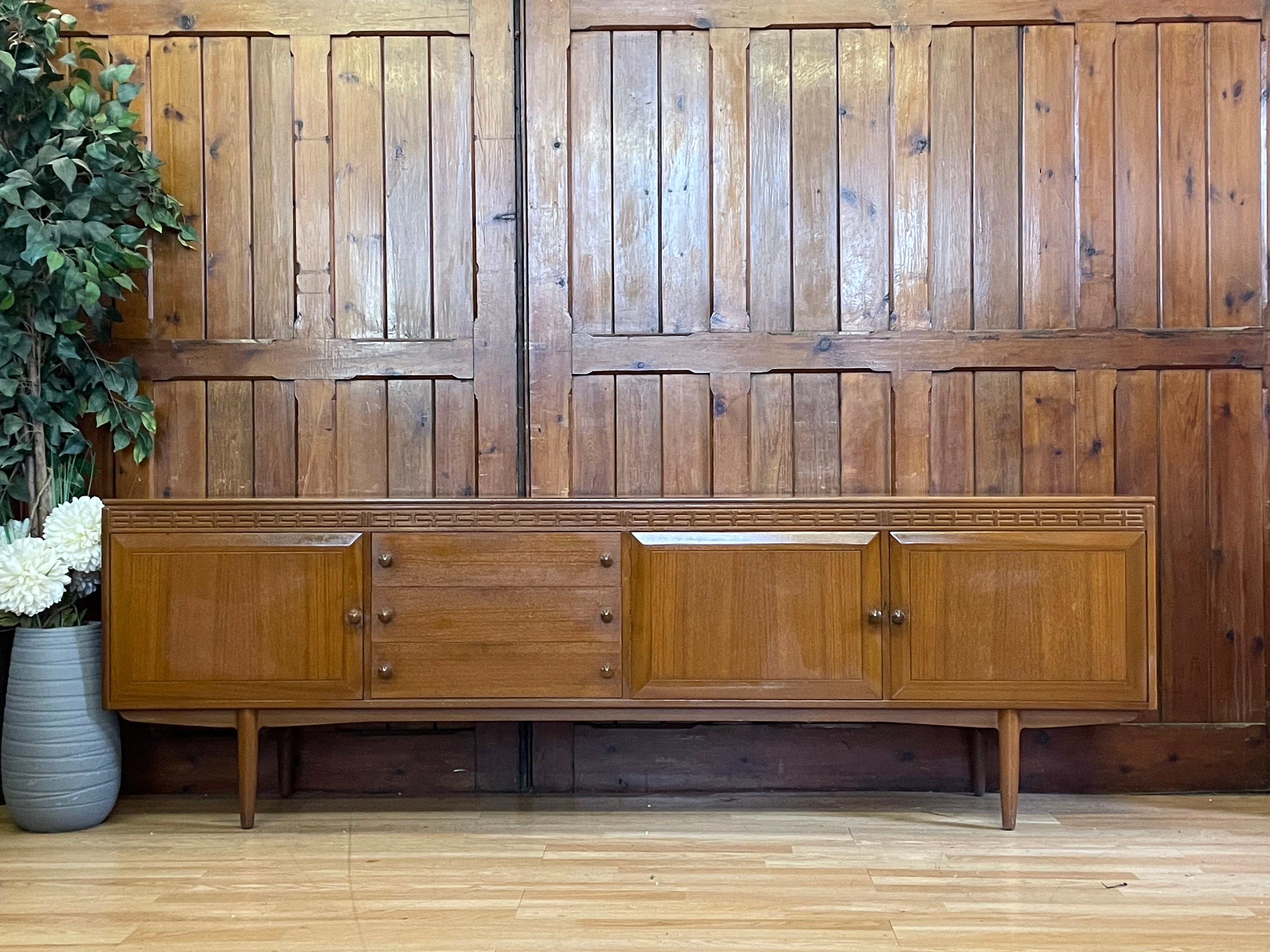 Long Teak Sideboard By Scandart Scandinavian Danish Style