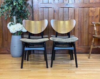 Vintage Set of 4 G Plan Butterfly Chairs for Light Restoration \ Mid Century Chairs