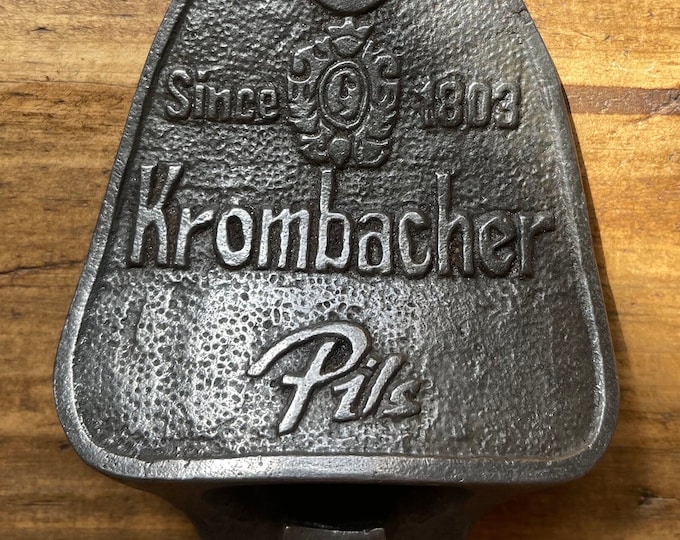 KROMBACHER \ Cast Iron Wall Mounted Bottle Opener \ Vintage Style Home Bar