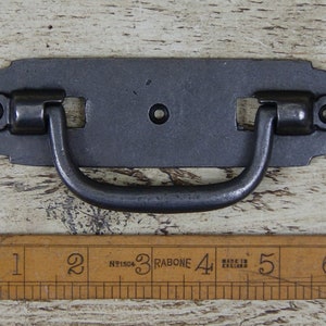 FRENCH STYLE \ Antique Style Chest Lifting Drop Handle 150mm \ Rustic Industrial Drawer Knob