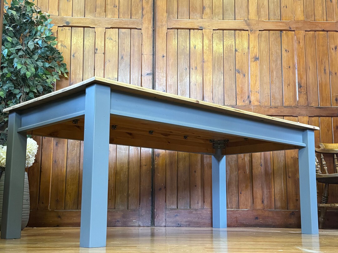 Very Large Rustic Reclaimed Dining Table Country House Farmhouse ...