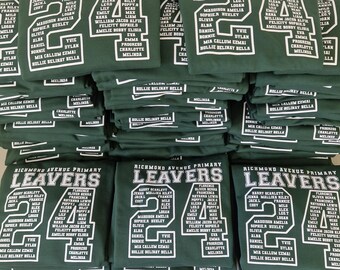 School Leavers Hoodie, 2025 Leaving Hoodie, Personalised Year 6 Leavers, Year 11 Leavers, Custom Class of 2024