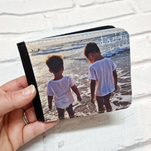 Personalised Photo Wallet, Gift for Dad, Wallet for Men, Fathers Day Gift Idea, Custom Photo Gift, Gifts for Him, Dad, Daddy, Grandad