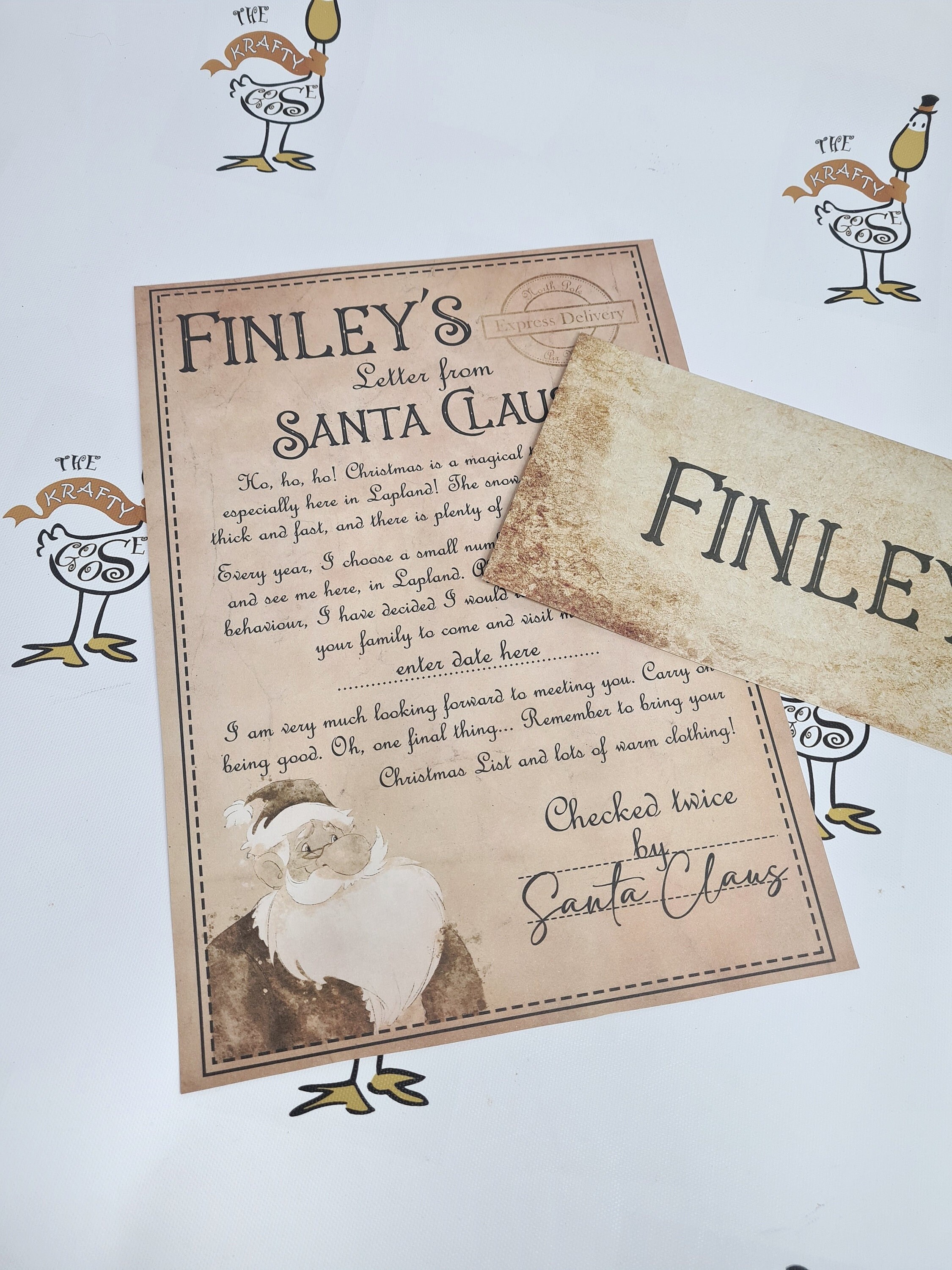 LAPLAND INVITE Personalised Invitation to Lapland UK Etsy UK