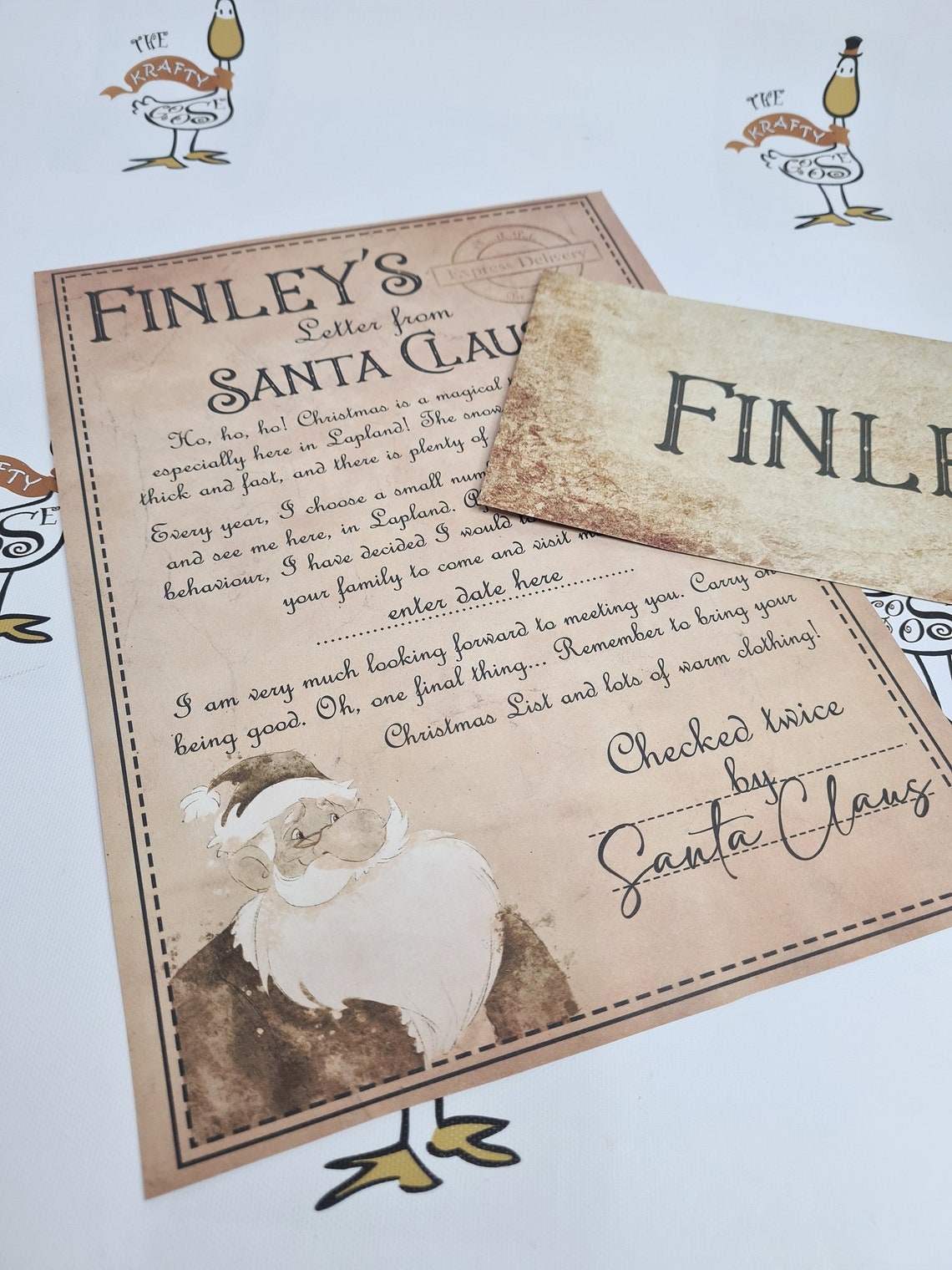 LAPLAND INVITE Personalised Invitation to Lapland UK Etsy UK