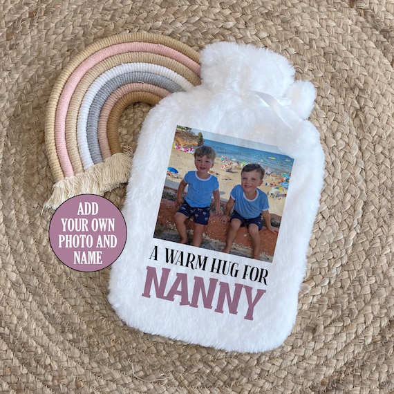 Personalised Photo Gift Hot Water Bottle Christmas Gift Idea Etsy UK