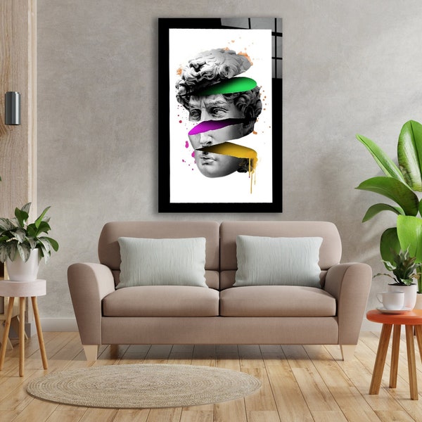 Modernity in Sculpture Glass Printing Wall Art Modern Decor Idea For Your House And Office Natural And Vivid Wall Decor  Housewarming Gift