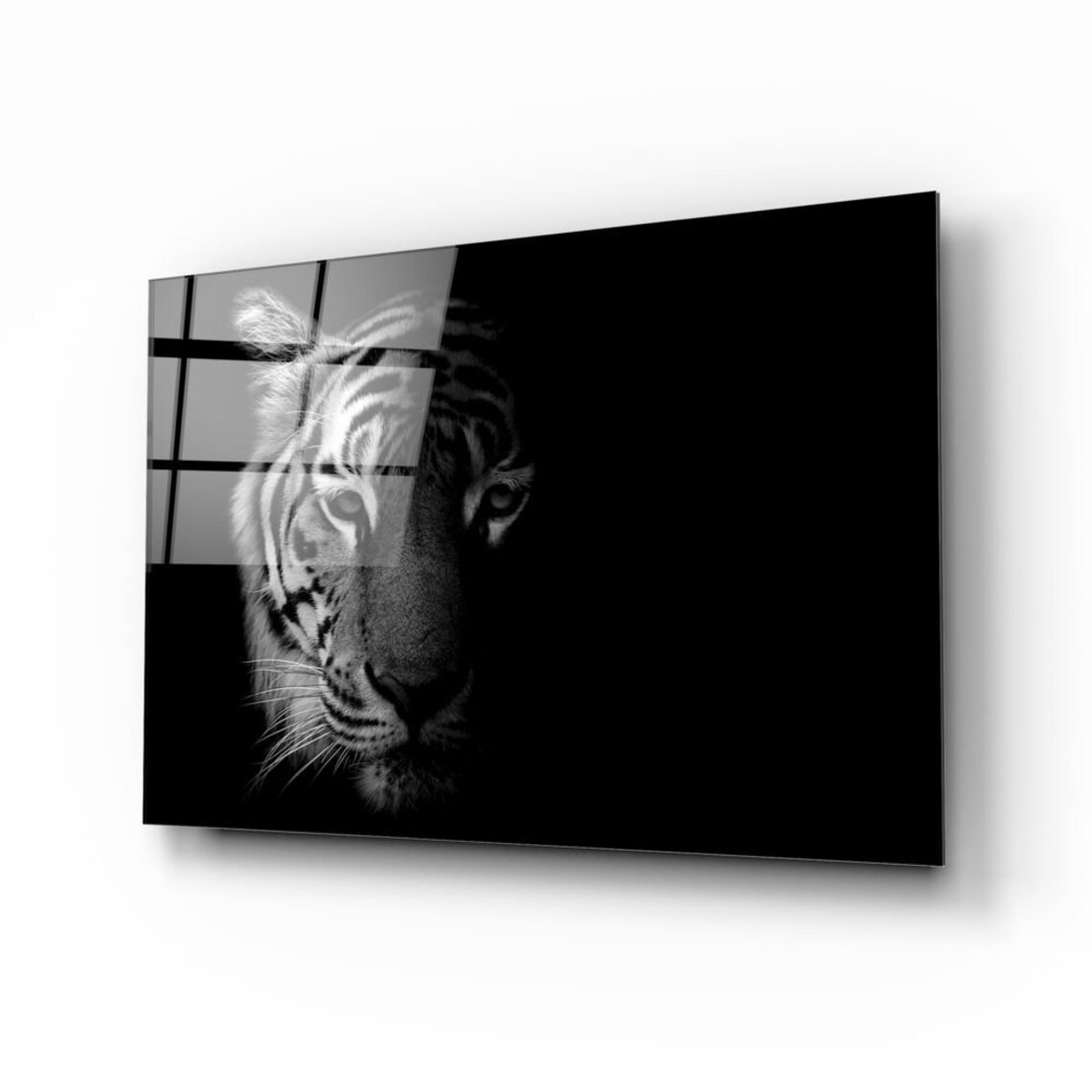 Tiger Glass Printing Wall Art Modern Decor Ideas for Your Etsy