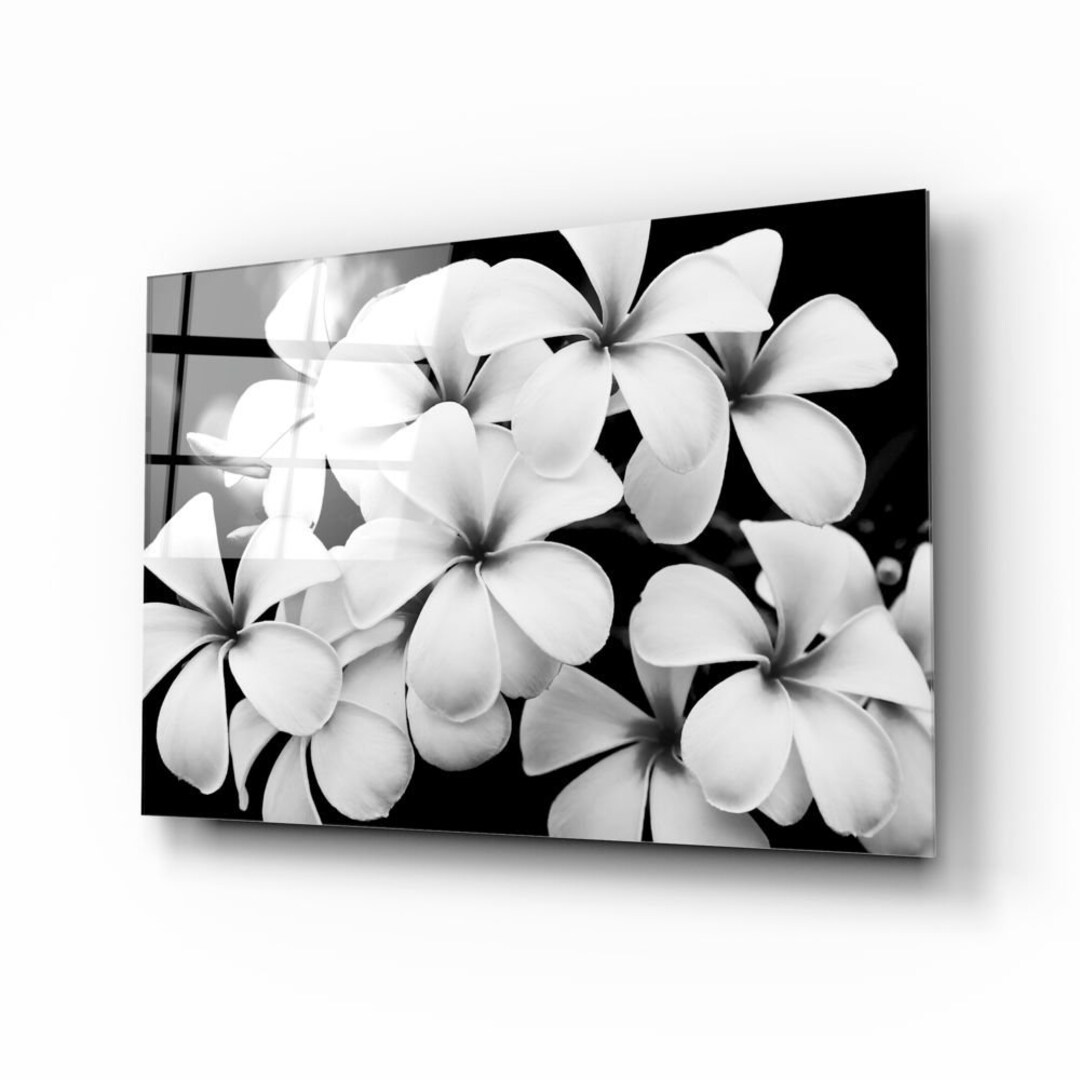 Flower Glass Printing Wall Art Modern Decor Ideas for Your House and ...