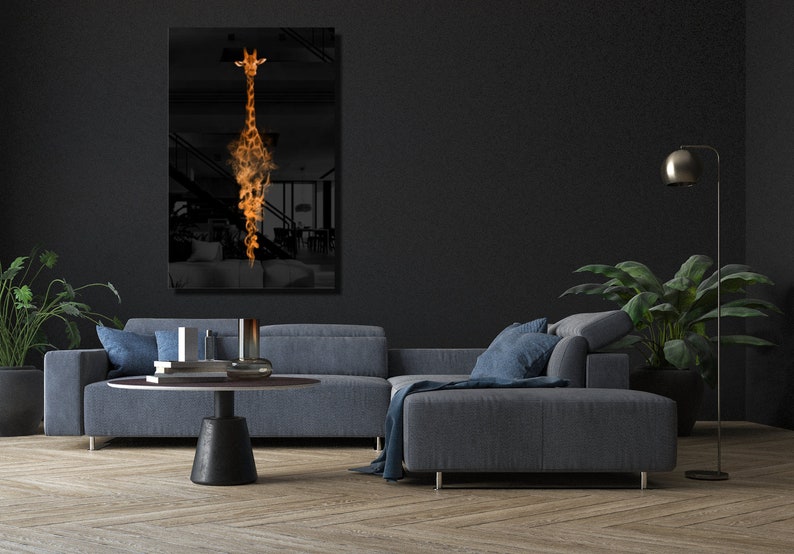 Giraffe Printing shops Wall Art Modern Decor Ideas For Your House And Office Natural And Vivid Home Wall Decor Housewarming Gift