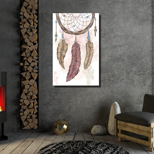 Dream Catcher Printing Wall Art Modern Decor Ideas For Your House And Office Natural And Vivid Home shops Wall Decor Housewarming Gift