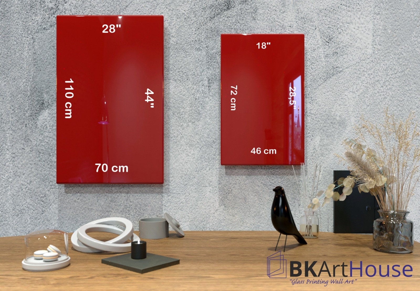 Quotes Glass Printing Wall Art Modern Decor Ideas For Your Etsy