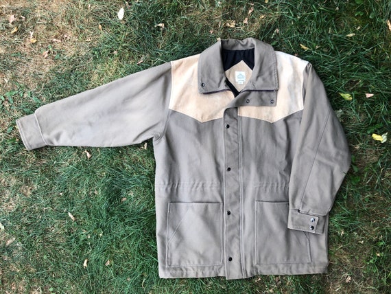 Vintage Anorak Style Canvas Coat
