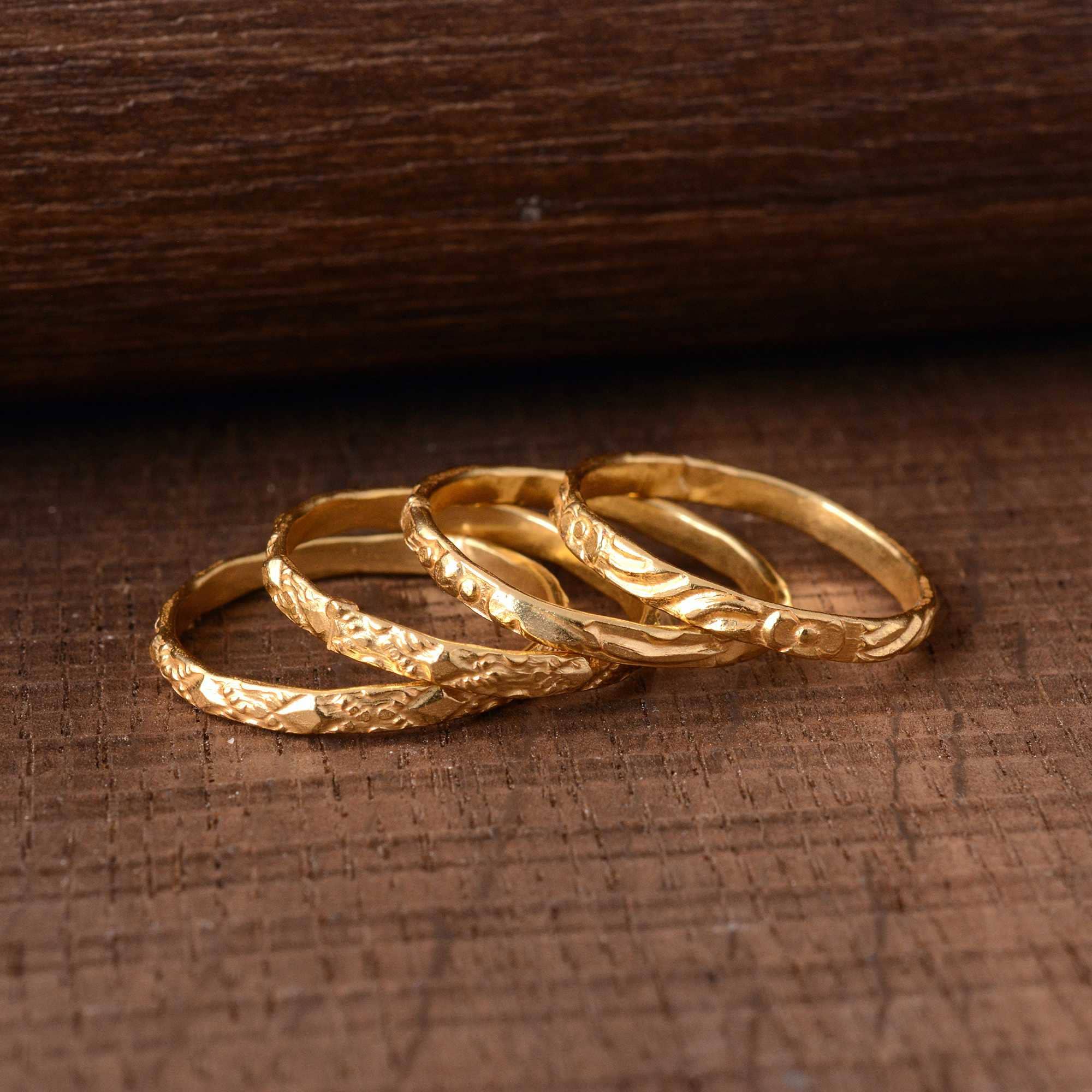 Gold Stackinf Rong's Gold Stack Ring, 14k Gold Filled Ring, Stack Ring, Thin Gold Ring, 14k ...