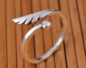 Wings Rins, 925 Sterling Silver Ring, Angel Wings Ring, Wings Jewelry, Handmade Jewelry, Silver Wings Ring, Vintage Ring, Ring For Women.