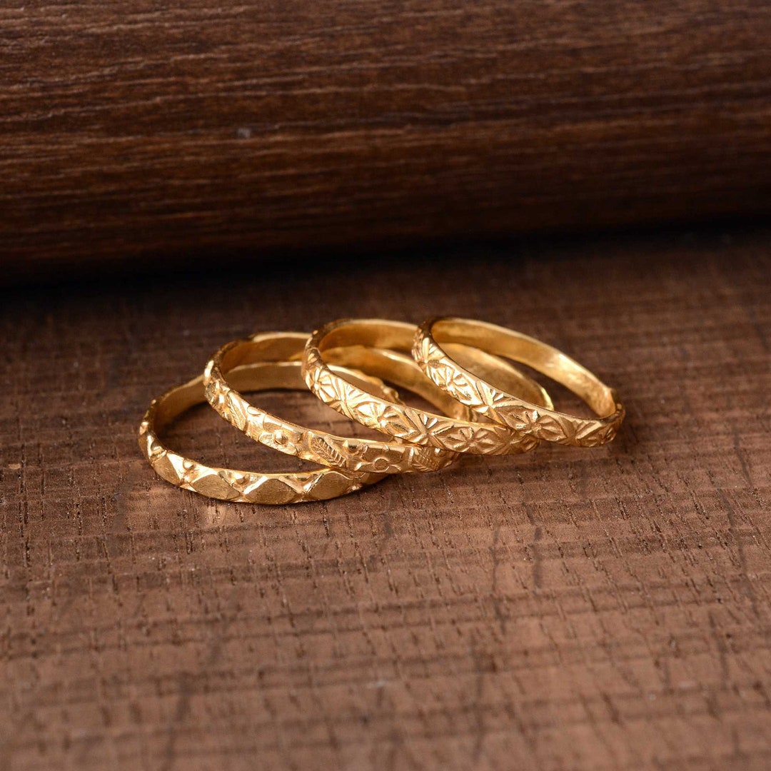 Gold Stackinf Rong's Gold Stack Ring, 14k Gold Filled Ring, Stack Ring, Thin Gold Ring, 14k ...