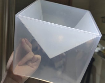 Large Crystal Pyramid Silicone mold,Geometry Resin Mold Pyramid epoxy resin mold,DIY Dried flower sculpture,Jewelry Mold,Craft Pyramid,G348
