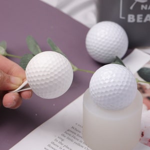 3D Golf Ball Silicone Mold Sports  Mold Chocolate Candle Soap making Fondant Cake Decor Epoxy Resin Keychain mold HandCrafts Supplies G543