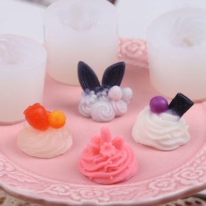 Whipped cream Silicone Mold Sweets Mold Kawaii Cupcake toppers Mold Candle Ornament Soap Plaster Resin Epoxy Mold Fondant Cake Decor ,480