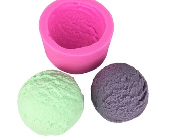 Eisschaufel Silikonform 3D Eisform zur Kerzenherstellung Kuchen Backen Resin Epoxy GipsForm Schokolade Fondant Candy Mold,G390