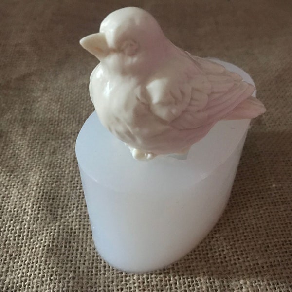 3D Small Bird Mold Cute Bird Silicone Mold Casting Resin epoxy mold Soap making Wax Candle Chocolate Candy, Craft for Concrete Plaster ,G513