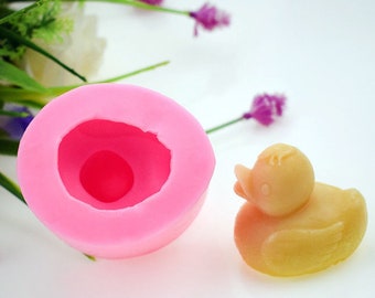 3Dシリコンモールド樹脂アヒル型デコレーションチョコレートケーキ