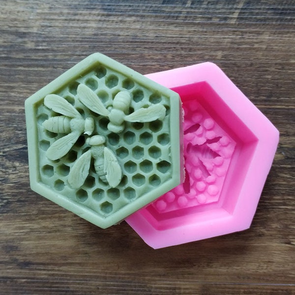 Bee Soap Mold Etsy