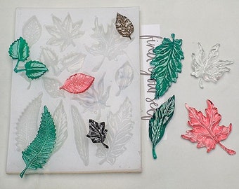 Multiple leaves Silicone Mold Maple Leaf Mold Polymer Clay Resin epoxy Soap Mold chocolate Handmade Fondant Candy DIY Cake Decoration,G556