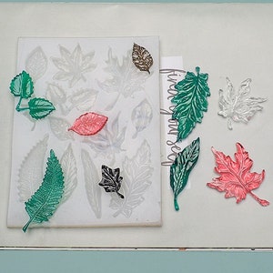 Multiple leaves Silicone Mold Maple Leaf Mold Polymer Clay Resin epoxy Soap Mold chocolate Handmade Fondant Candy DIY Cake Decoration,G556