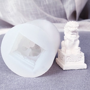 Lion Figure Resin Mold Concrete Silicone Mold Statue epoxy mold diy crafts mould,Plaster,Soap,Candle Silicone Mold,Home Decoration mold.G193