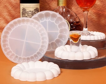 Clouds Coaster mold Round bubble Coaster silicone Resin epoxy mold cup mat mold diy crafts Tea tray mold Handmade Desktop decoration,588