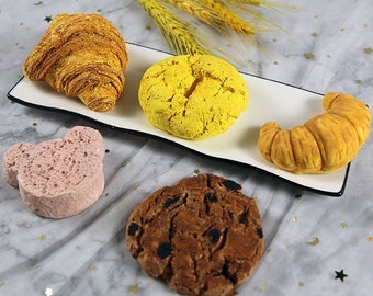 Realista Molde de galleta Croissant Molde de pan Tostado Molde de silicona Kawaii falso Molde de alimentos Jabón de velas Resina de yeso Epoxi Fondant Cake Decor,510
