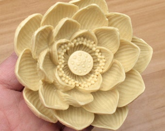 Silicone Flower Mold, Lotus Shaped Resin Mold - 1 piece (M060