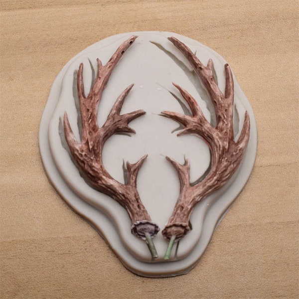 Deer antlers Mold Reindeer Antlers Mold Elk Silicone Mold epoxy resin mold Clay Fondant Mold,DIY Cake Decorating Christmas crafts Gifts,G476