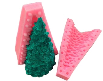 3D Christmas Tree Mold Xmas Candle Silicone Mold Christmas Tree Resin epoxy mold crafts jewelry Fondant Soap Mold,DIY Xmas Decoration,G258