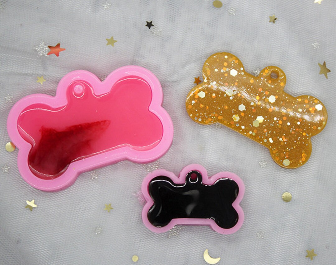 Dog Bone Dog Tag Epoxy Mold Dog Tag Silicone Mold Pet Epoxy Etsy