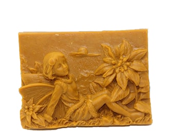 Flower fairy soap mold Scented wax silicone mold floral little Girl butterfly fairy children beautiful decorative soap Making supplies,GJ463