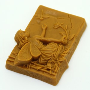 Fairy tale soap mold floral Wings Girl Candle Beewax silicone mold butterfly Faerie Plaster mold Flower Blossum Scented Soap Making G461