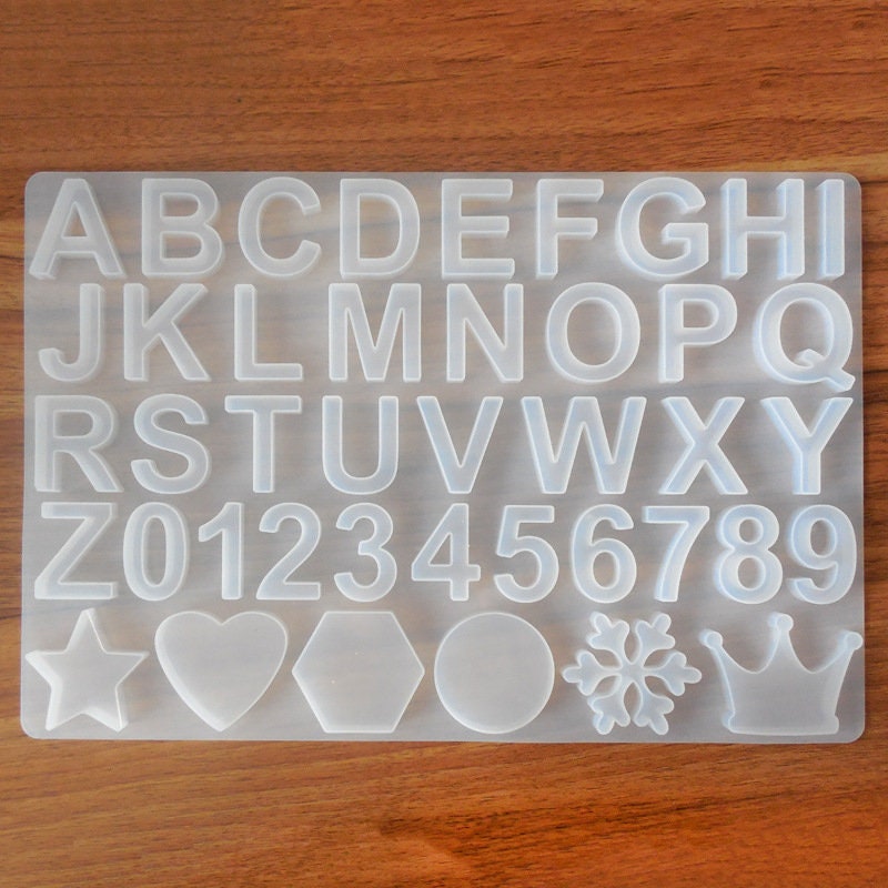 26 Large Alphabet Resin Molds 6 Inches Uppercase Letter Silicone Mold-a to  Z Large Letter Molds-alphabet Lamp Mold-letter Lamp Mold 