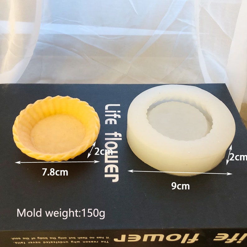 Mini Pie Crust Mold Egg Tart Silicone Mold Sweets Desserts Etsy