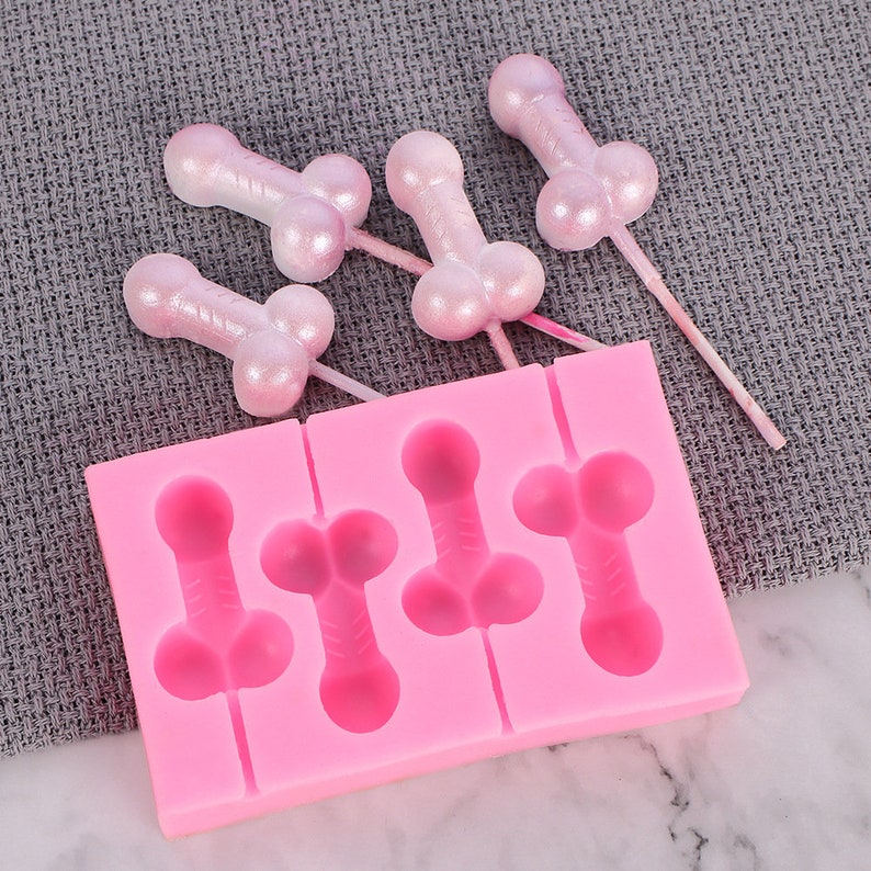 Penis Lollipop Silicone Mold Sex mold Fondant Sugar making DIY Resin Mold Dick Silicone Mold Handmade Candy epoxy mold,Cake Decoration,GJ159 image 2