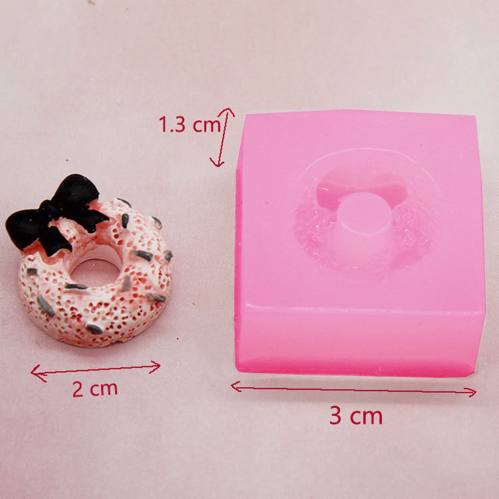 Mini Donuts Silicone Mold Donut Resin Mold for Chocolate Etsy