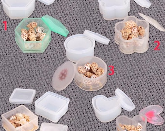 DIY Trinket Box Resin Mold Trinket Box Silicone Mold Handmade epoxy resin mould diy crafts ,Jewelry Box Mold,DIY storage box Decoration,G23