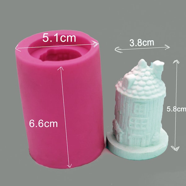 Silicone Mold Log Cabin Etsy