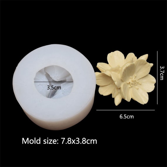 3D Sakura Silicone Mold (3 Cavity) | Cherry Blossom Mold | Flower  Embellishment Making | Clear Mold for UV Resin Jewelry DIY